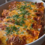 Cheesy Beef Enchiladas