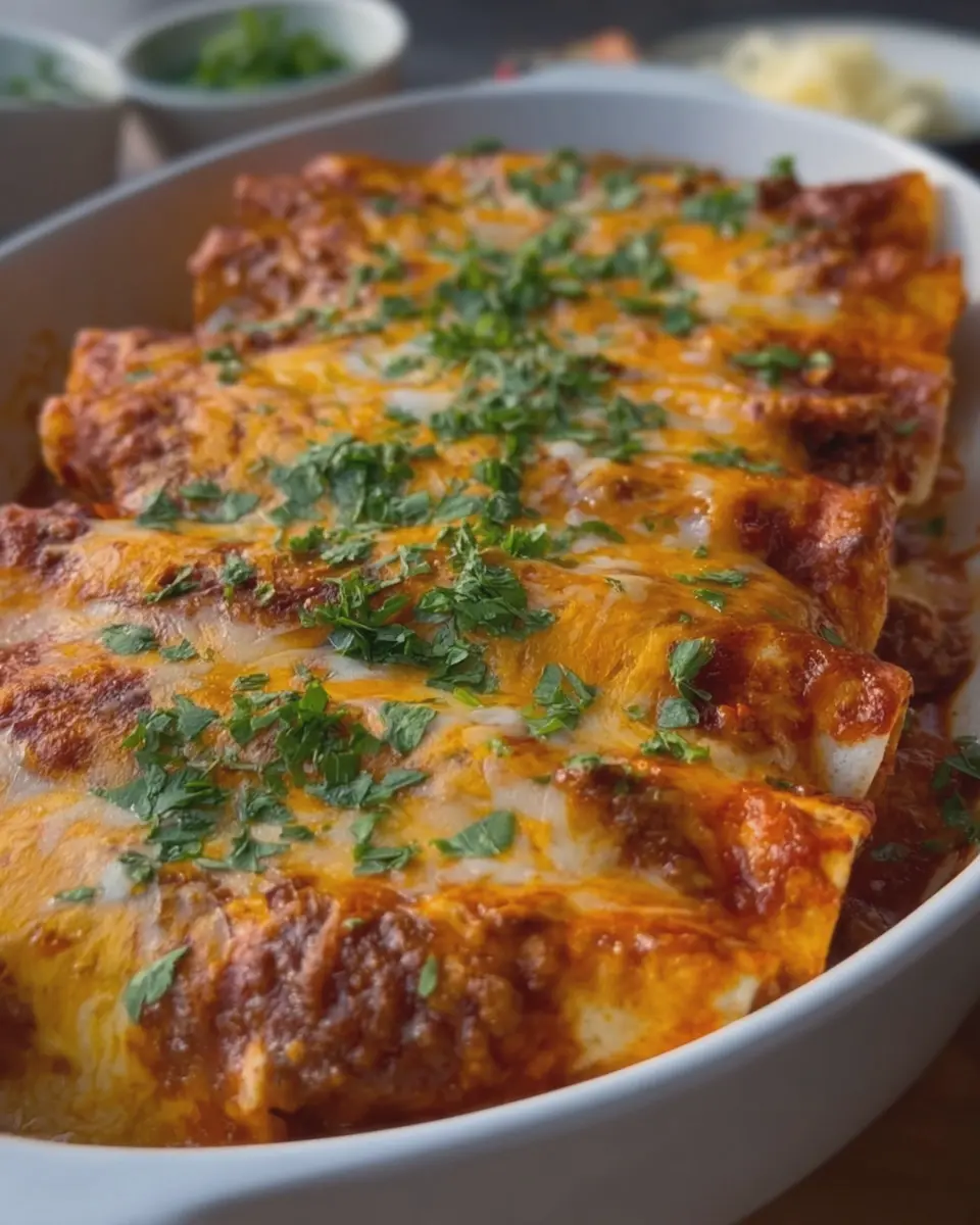 Cheesy Beef Enchiladas: Easy and Indulgent Comfort Food at Home