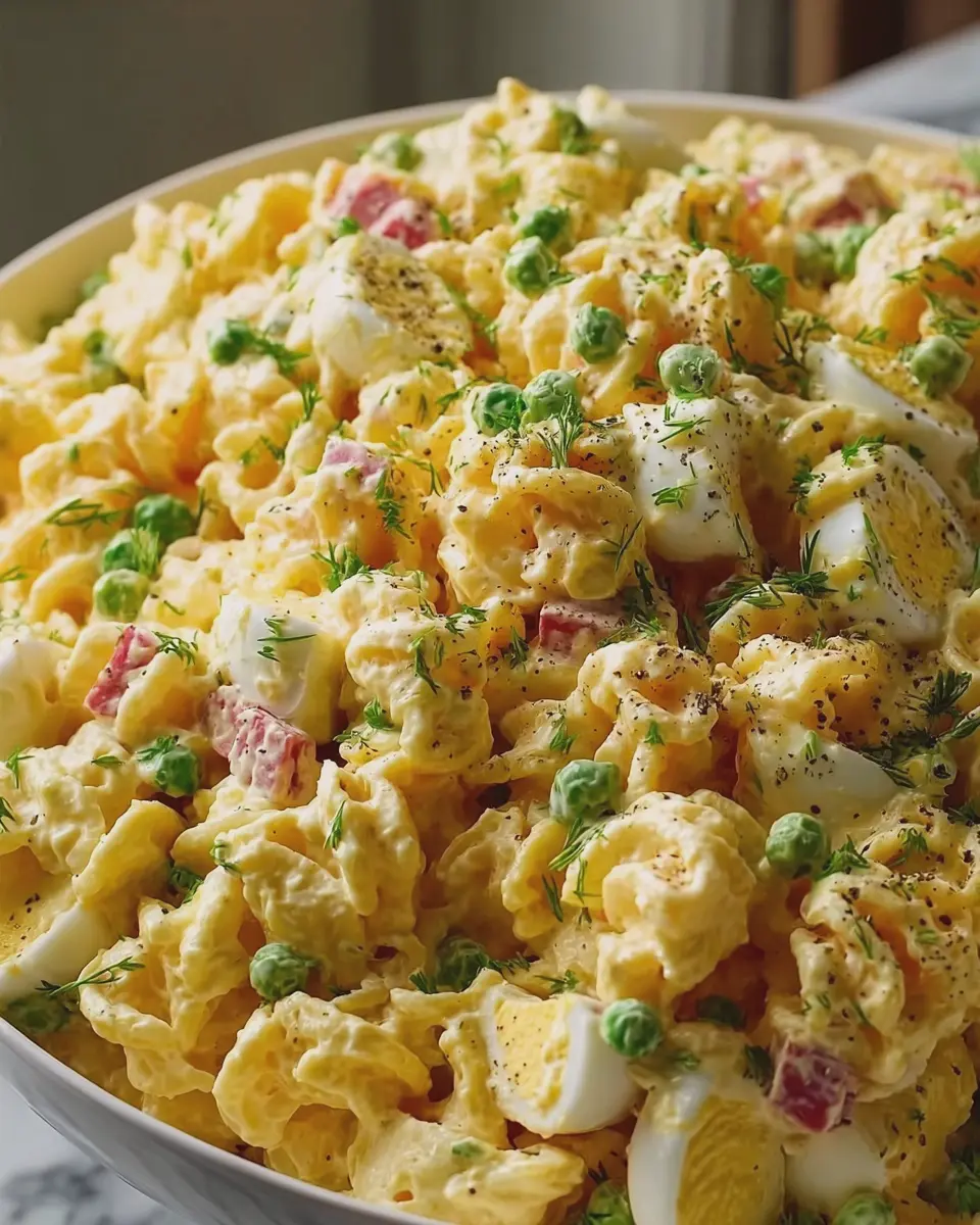 Deviled Egg Pasta Salad: A Tangy Twist with Turkey Bacon