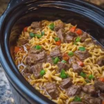 Crockpot Beef and Noodles