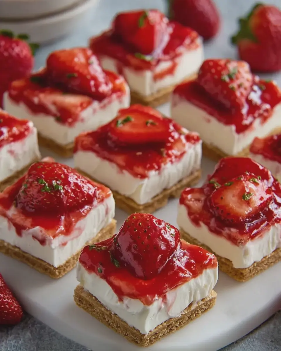 Strawberry Cheesecake Graham Bites: Easy Indulgence for All
