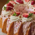 Strawberry Italian Cream Pound Cake