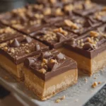 EASY AND CREAMY NO-BAKE PEANUT BUTTER BARS