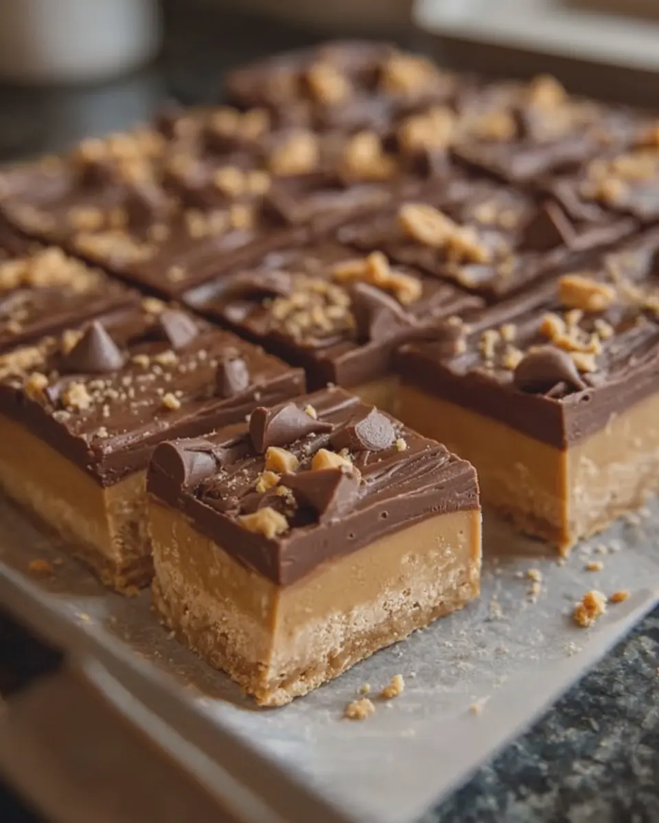 Easy and Creamy No-Bake Peanut Butter Bars You’ll Adore