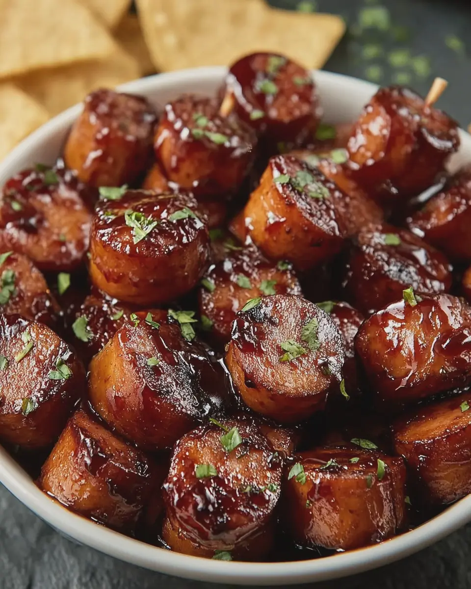 Glazed Kielbasa Bites: Easy Appetizer for Home Gatherings