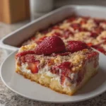 Strawberry Cheesecake Dump Cake
