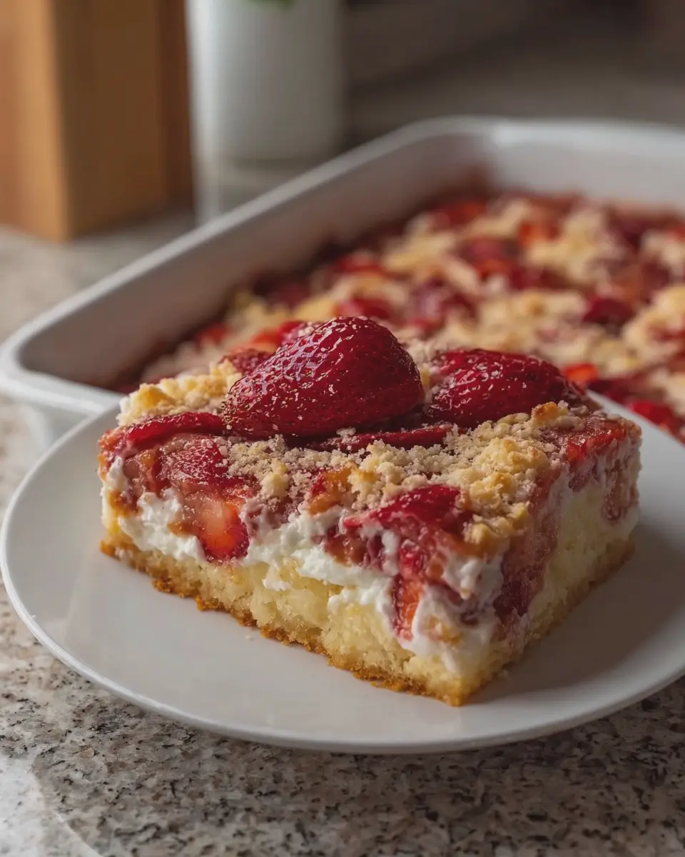 Strawberry Cheesecake Dump Cake: Easy Indulgence for Everyone