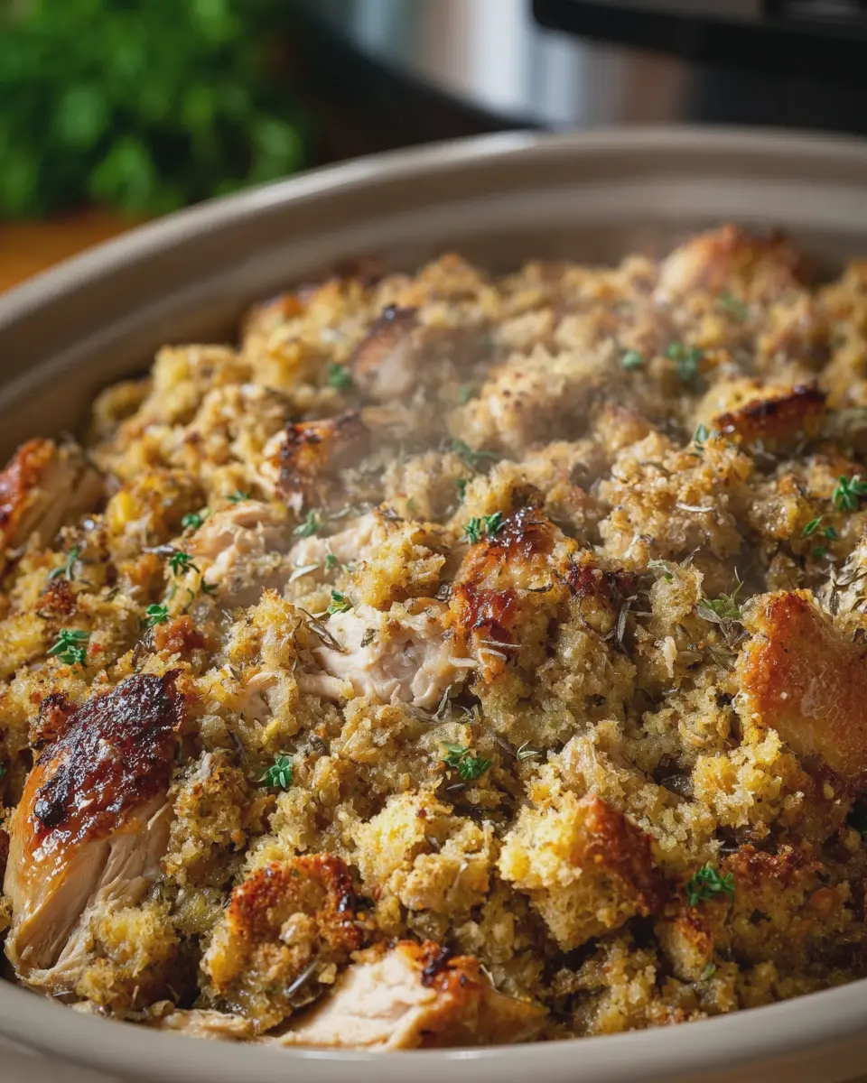 dump-and-go chicken and stuffing: the easy family favorite recipe