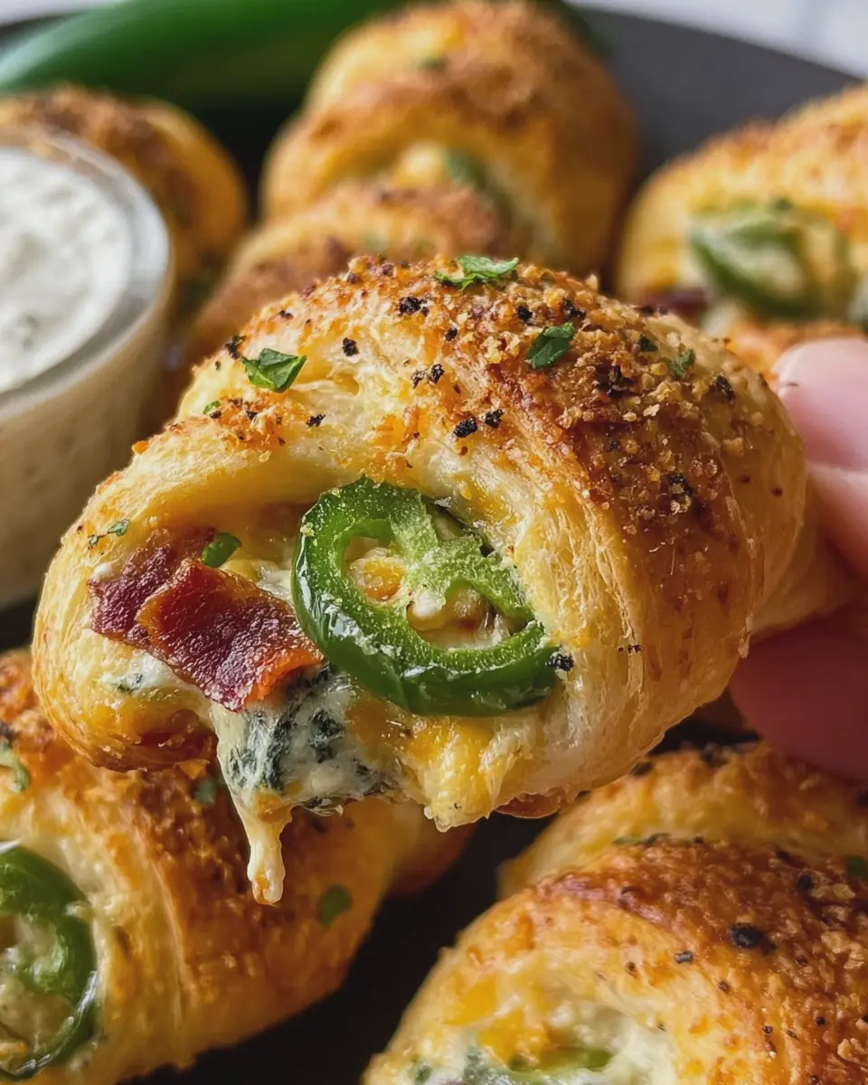 Jalapeño Popper Crescent Rolls: Easy Turkey Bacon Delight
