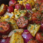 Crockpot Sausage Corn Red Potatoes