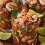 Chilled Mexican Shrimp Cocktail Cups