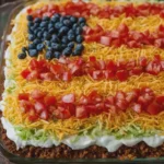 Easy 7-Layer Flag Taco Dip