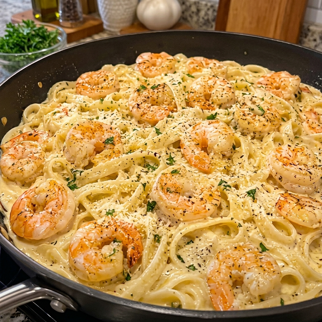 Creamy Garlic Shrimp Alfredo: The Indulgent Comfort Food You Need