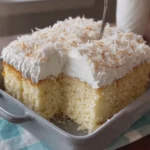 Coconut Cream Poke Cake