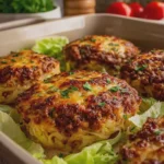Oven Baked Cabbage Burgers