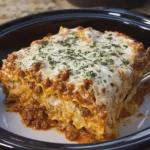 Creamy Cheesy Crockpot Lasagna