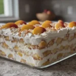 No Bake Peaches and Cream Icebox Cake