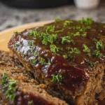 Crockpot Meatloaf with Brown Gravy