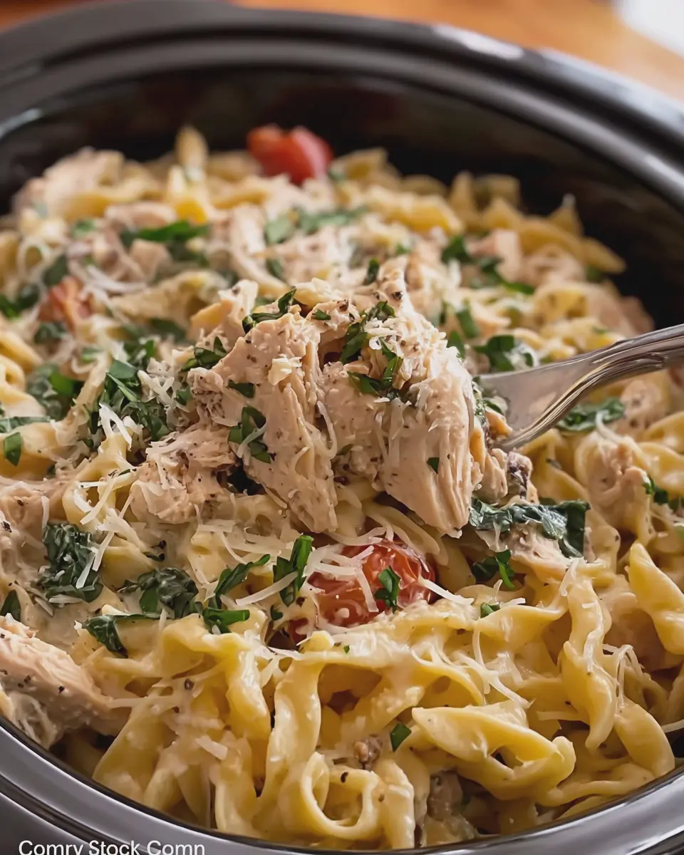 Slow Cooker Olive Garden Chicken Pasta: Easy Family Favorite Recipe