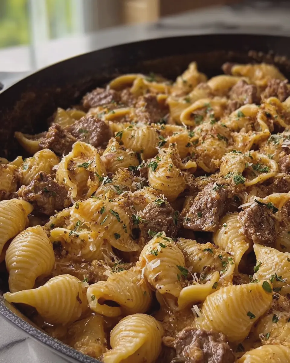 Creamy Beef and Shells: Indulgent Comfort Food for Everyone