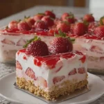 No Bake Strawberry Delight