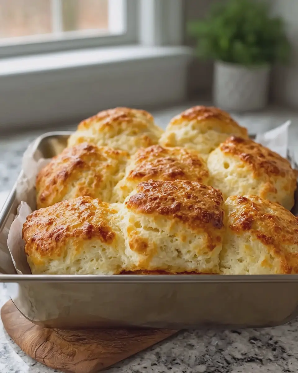 Southern 4 Ingredient Butter Dip Biscuits: The Easiest, Fluffiest Delight