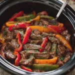 Slow Cooker Pepper Steak
