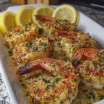 Crispy Garlic Butter Stuffed Shrimp