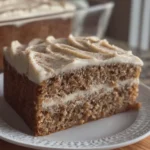 Applesauce Cake with Cinnamon Cream Cheese Frosting