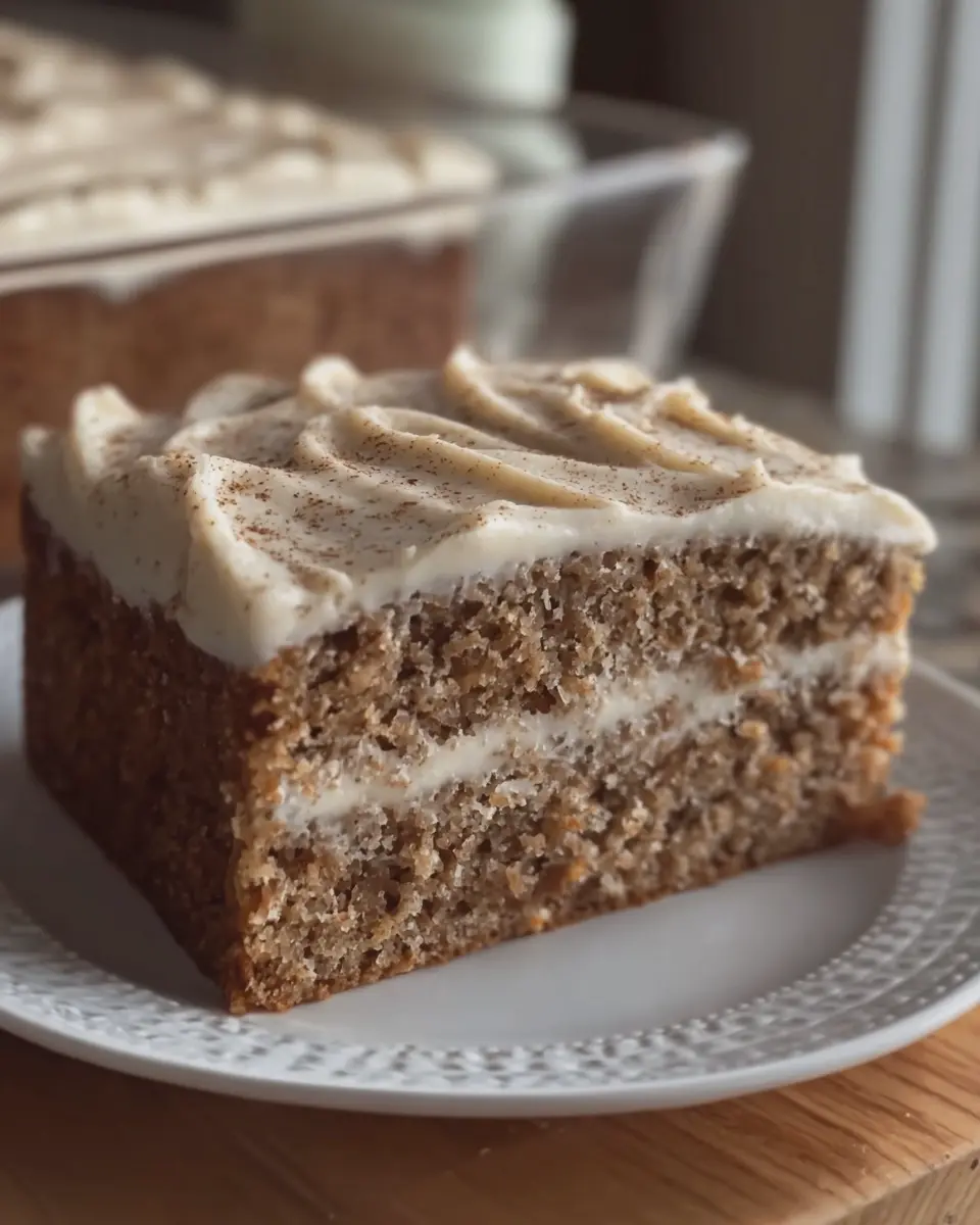 Applesauce Cake with Cinnamon Cream Cheese Frosting: The Best Homemade Delight