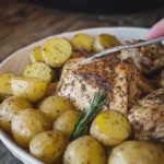 5 INGREDIENT CROCKPOT CHICKEN AND POTATOES
