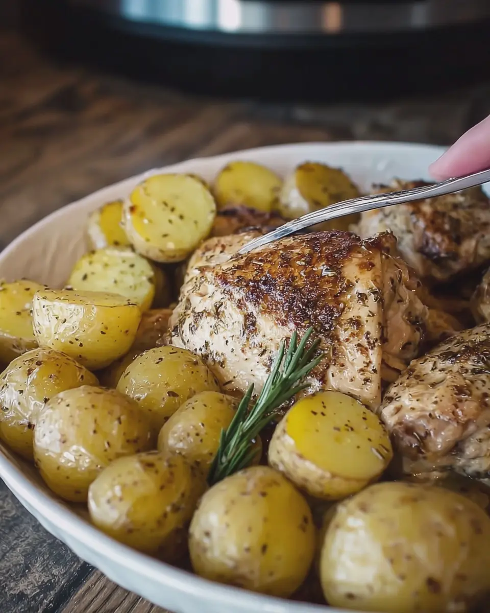5 Ingredient Crockpot Chicken and Potatoes for a Cozy Dinner
