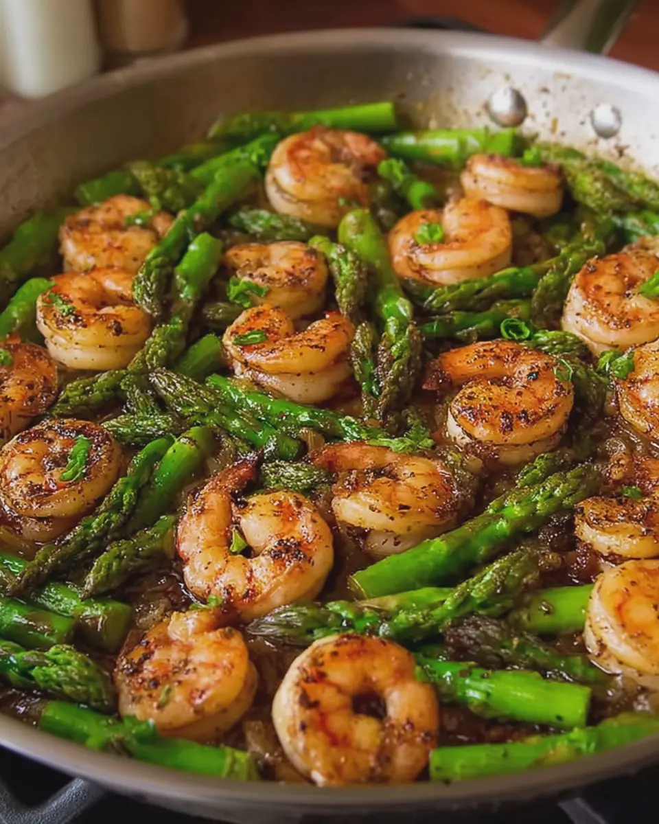 Garlic Shrimp Asparagus Skillet: Easy, Flavorful Family Dinner