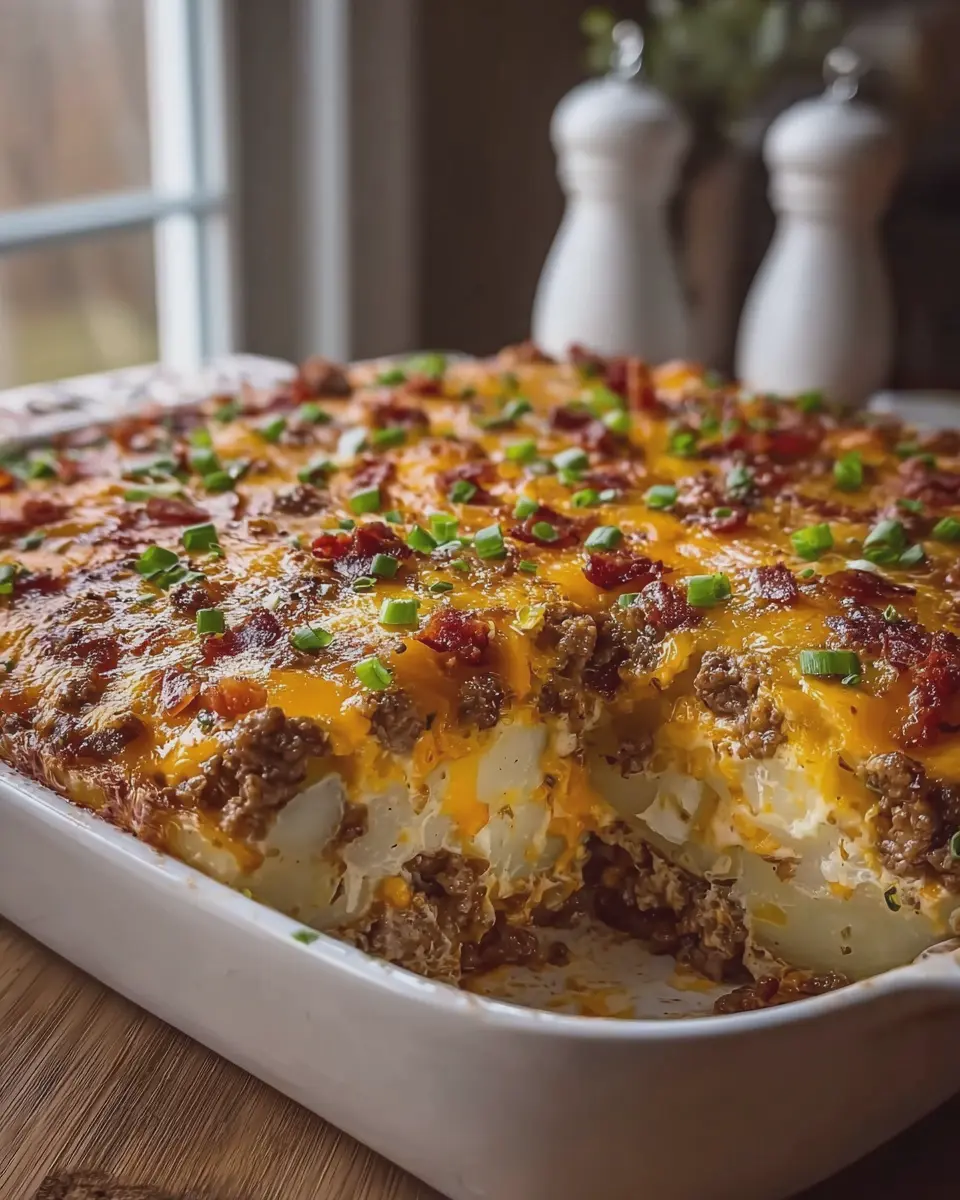 Loaded Ground Beef and Potato Casserole: Easy Family Comfort Food