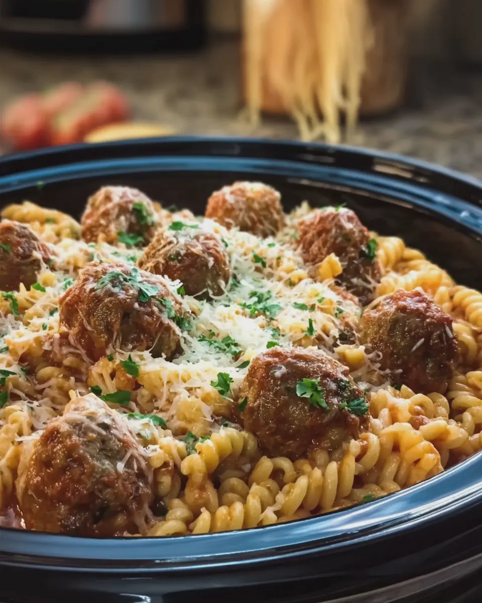 Easy Slow Cooker Pasta and Meatballs: A Comforting Family Favorite