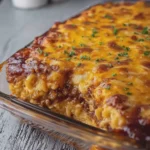 Mac and Cheese Meatloaf Casserole