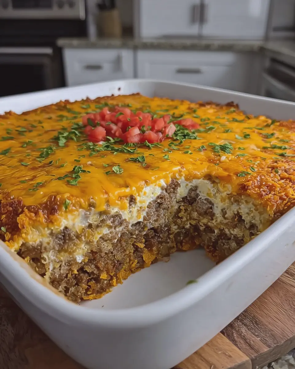Dorito Meatloaf Casserole: Easy Comfort Food with Turkey Bacon