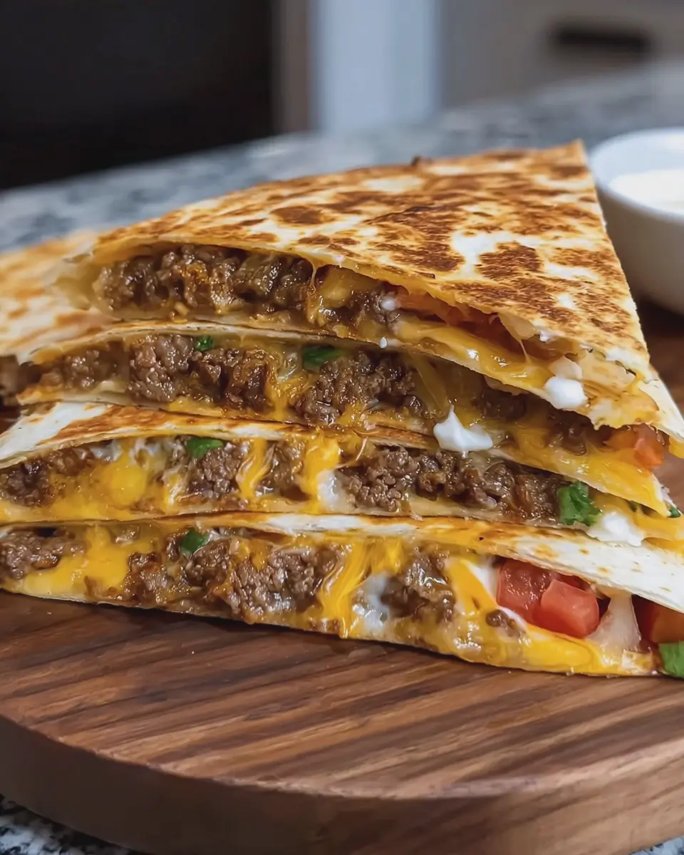 Crispy Smashburger Beef Quesadilla Melt: The Best Comfort Food