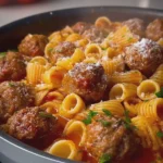One-Pot Meatball Pasta