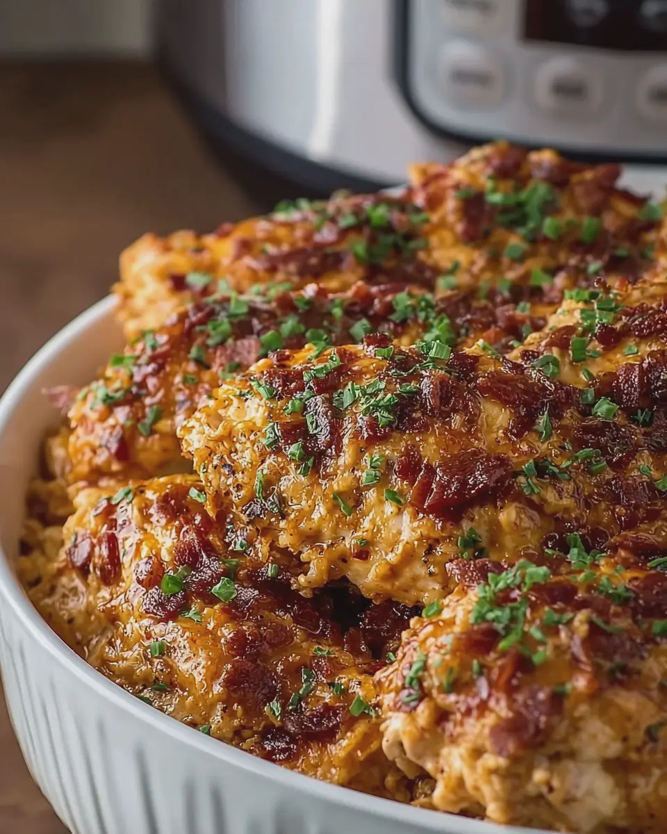 Crockpot Crack Chicken: Easy Recipe with Turkey Bacon Delight