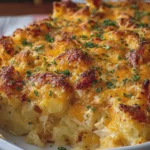 Cheddar Ranch Chicken and Crispy Potato Casserole