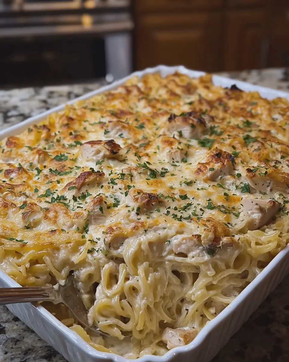 Creamy Chicken Tetrazzini: Easy Comfort Food with Turkey Bacon