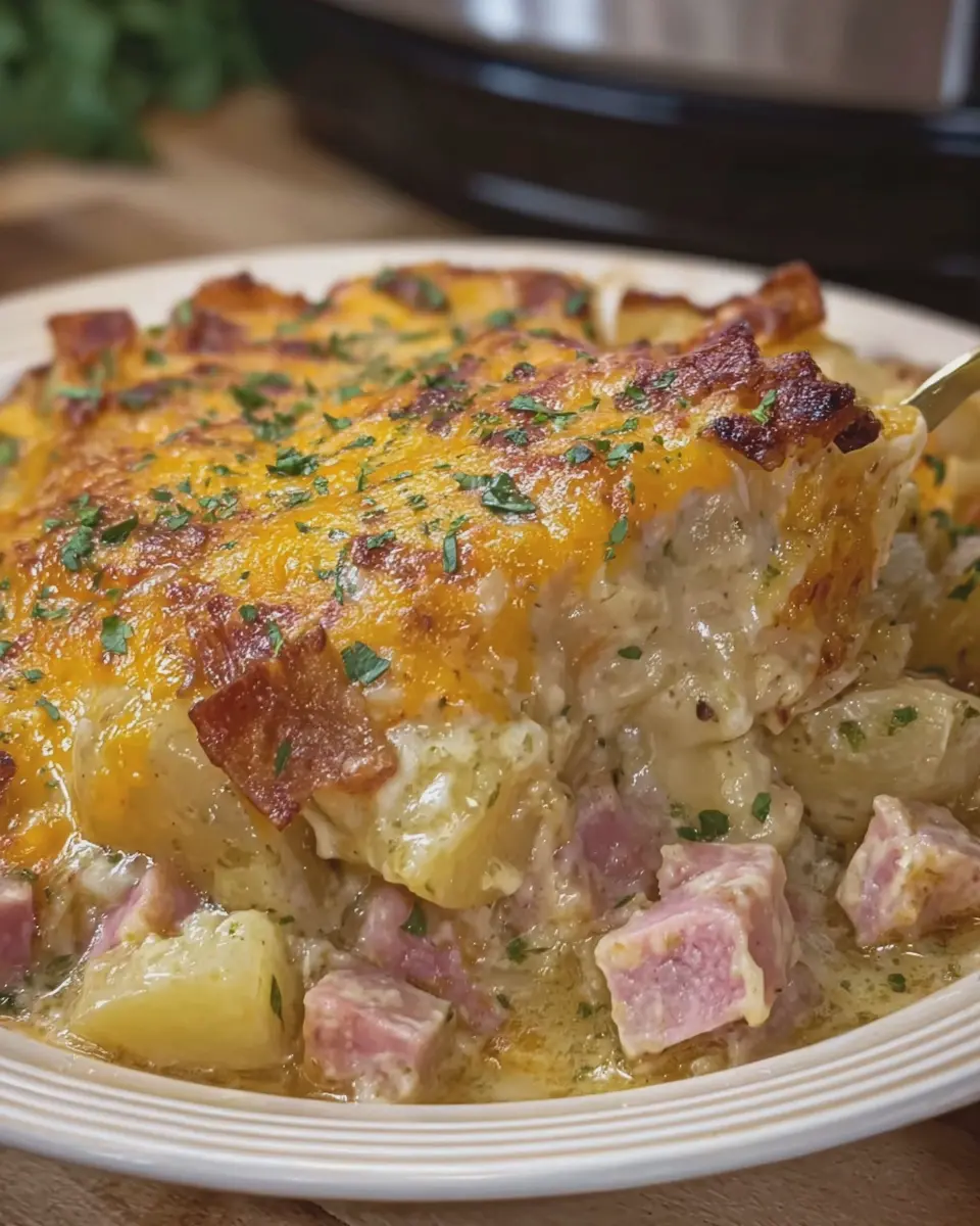 Chicken Ham Cheddar Potato Supper: Easy Comfort Food Delight