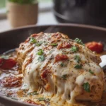 Slow Cooker Cheesy Mozzarella Chicken