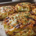 Cheesy Baked Cabbage Steaks