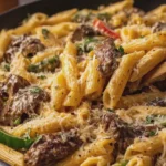 Creamy Steak and Cheese Pasta