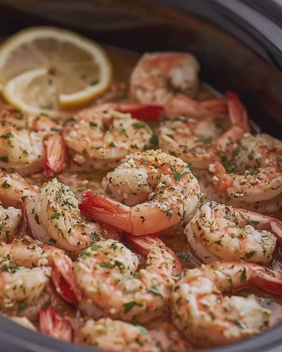 5 Ingredient Slow Cooker Frozen Shrimp: Simple and Delicious Meal