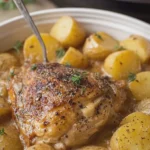 5 INGREDIENT CROCKPOT CHICKEN AND POTATOES