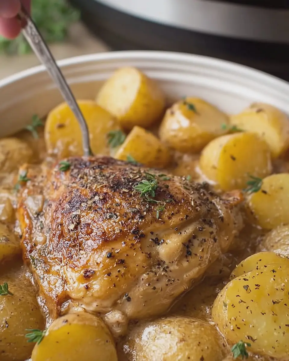 5 Ingredient Crockpot Chicken and Potatoes for Effortless Comfort