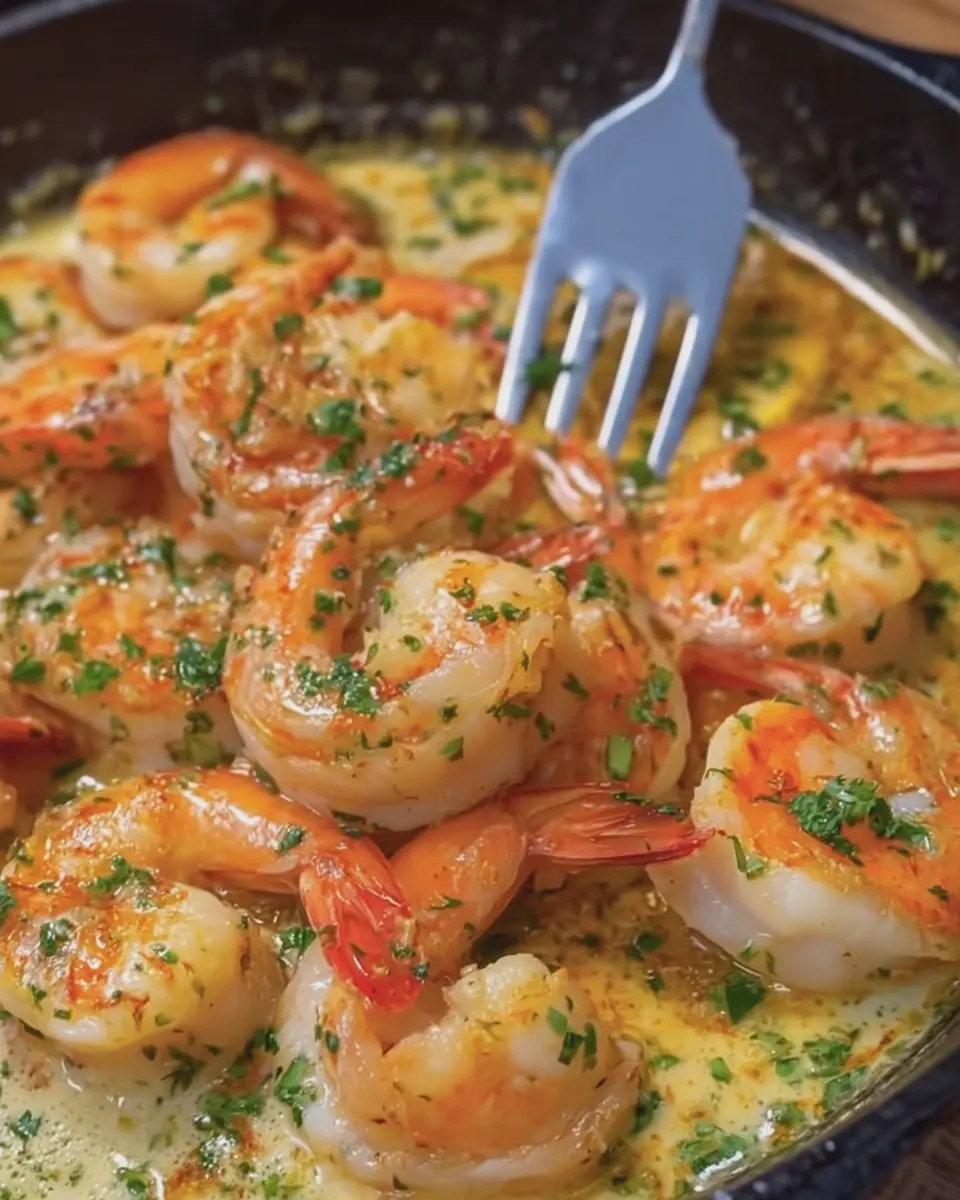 Garlic Butter Seafood Skillet with Creamy Shrimp: A Delightful Indulgence